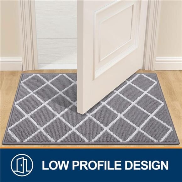Indoor Door Mat, Dirt Resistant and Absorbent, Low-Profile, Non-Slip, Washable I - Picture 4 of 7